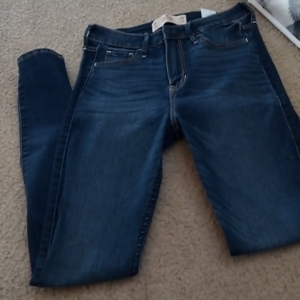 Blue highwasited jeans